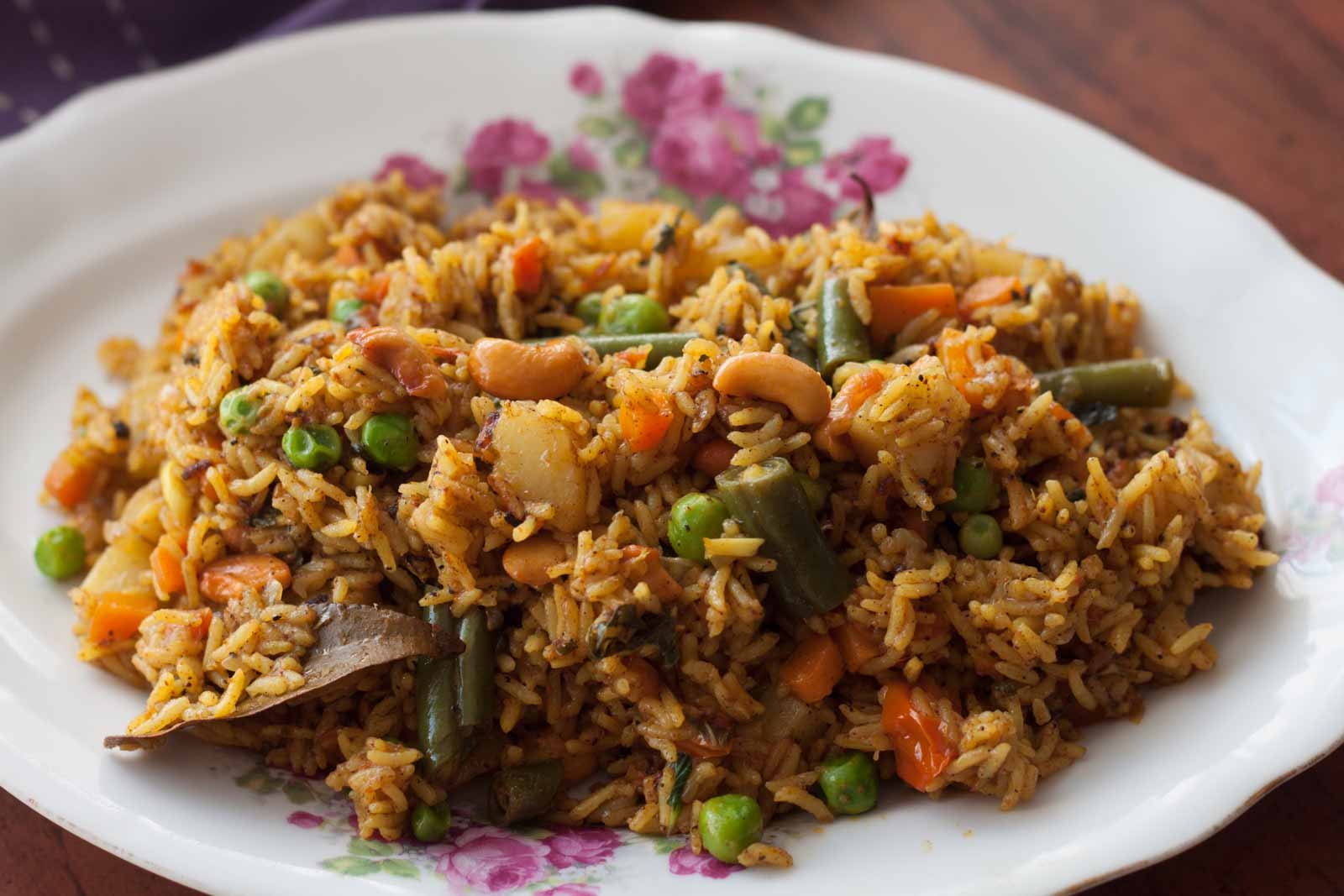 Chettinad Vegetable Biryani Recipe