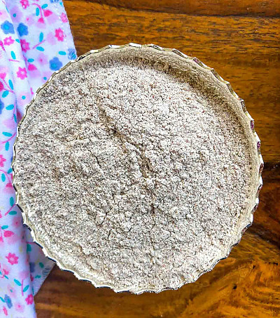 Ragi Or Finger Millet Powder Malt Recipe for Babies 6 Months Above