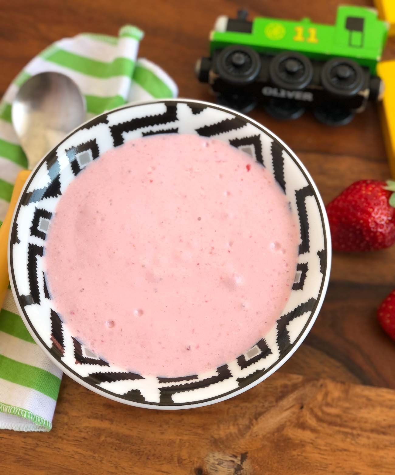 Tofu Strawberry Puree Recipe For Babies And Toddlers