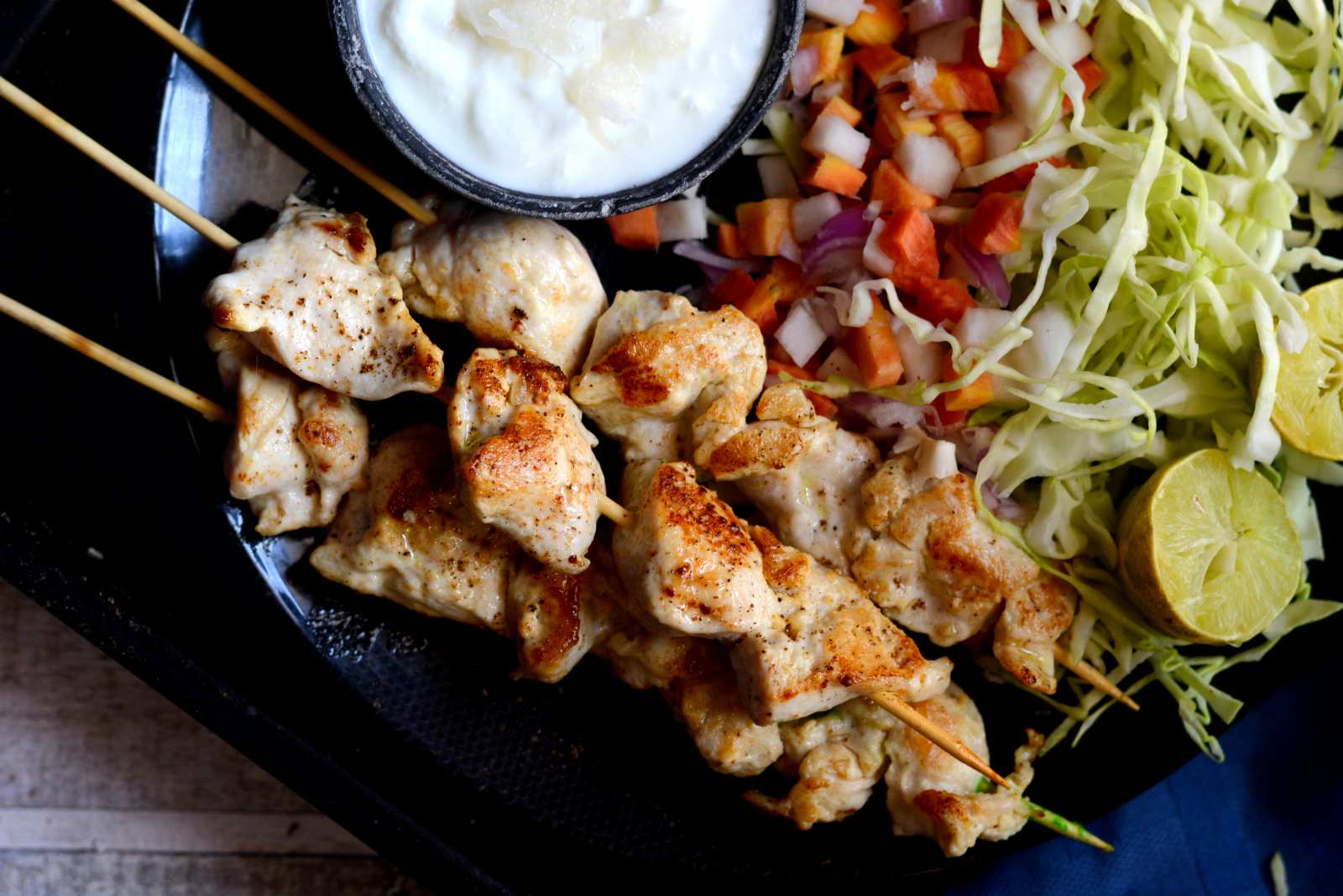 Chicken Souvlaki with Tzatziki Recipe 