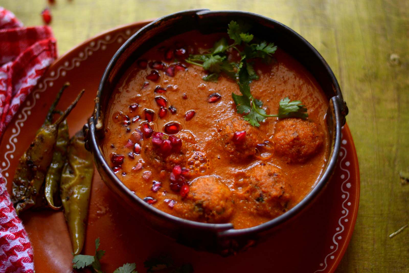 Awadhi Moong Dal Ki Goli Recipe - Lentil Dumplings In Tomato Gravy