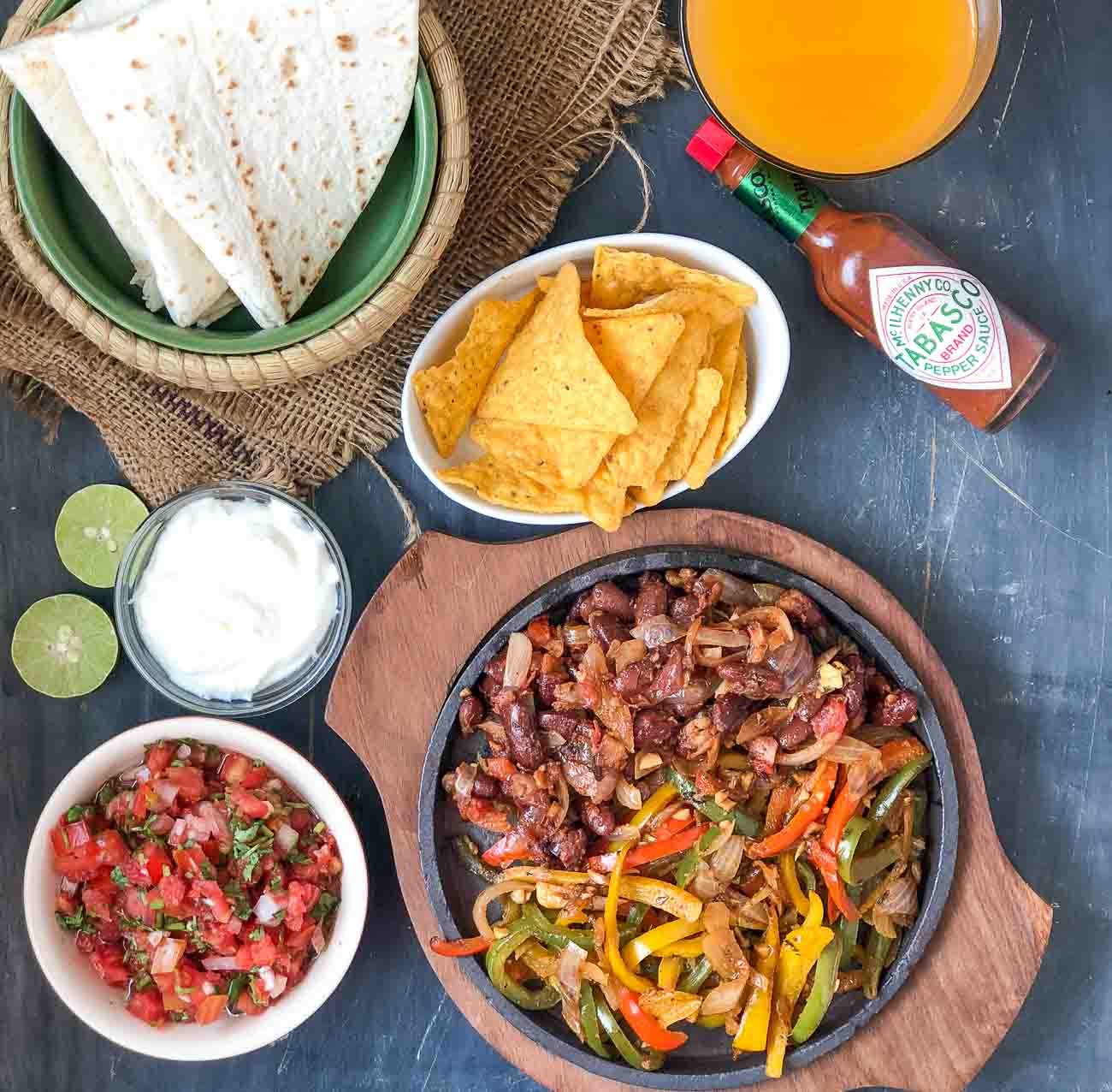 Mexican Vegetarian Fajitas Recipe
