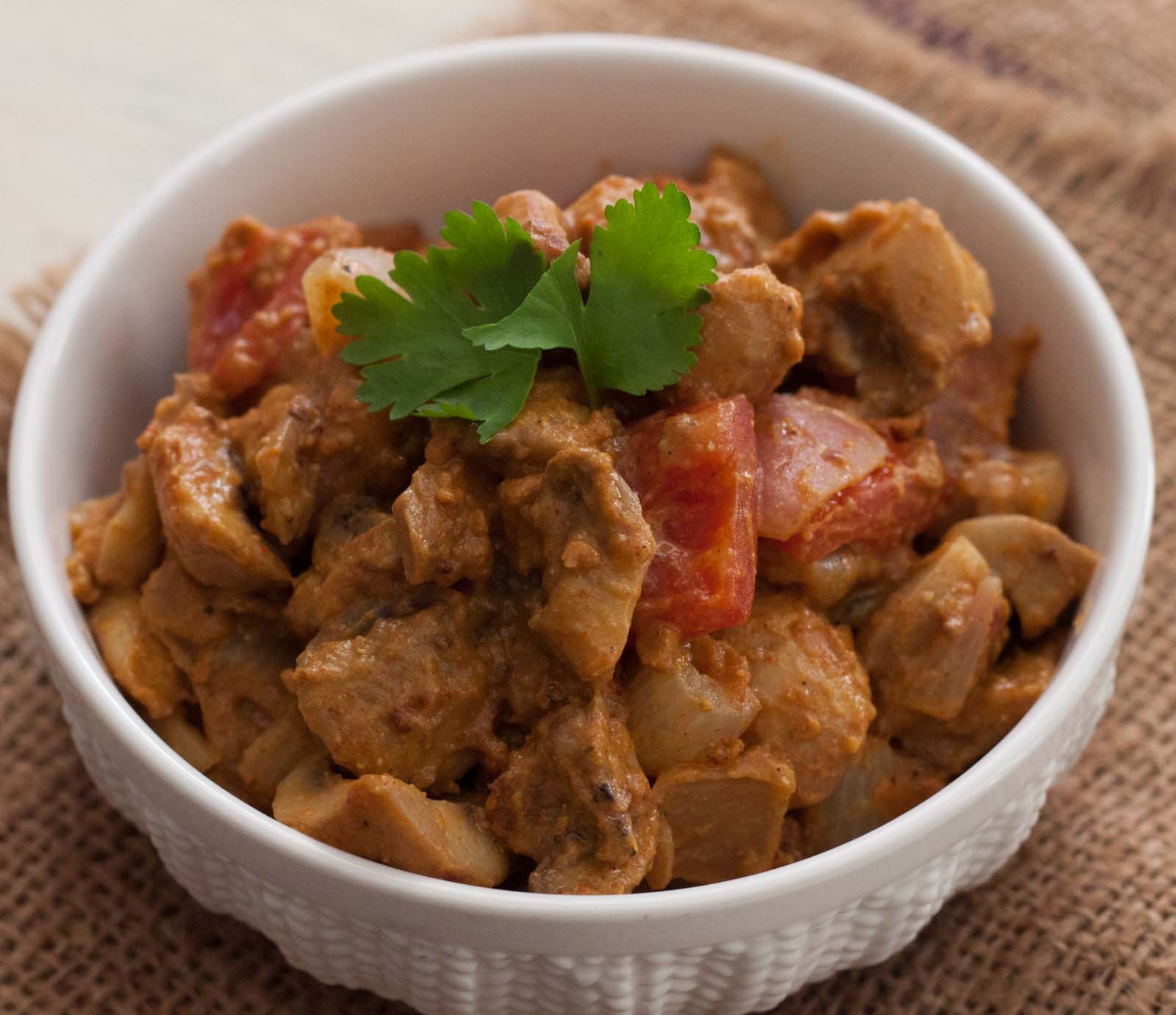 Mushroom Tikka Masala Dry Recipe 