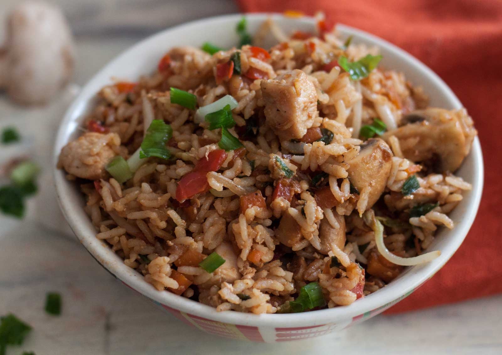 One Pot Chicken Nasi Goreng Recipe 