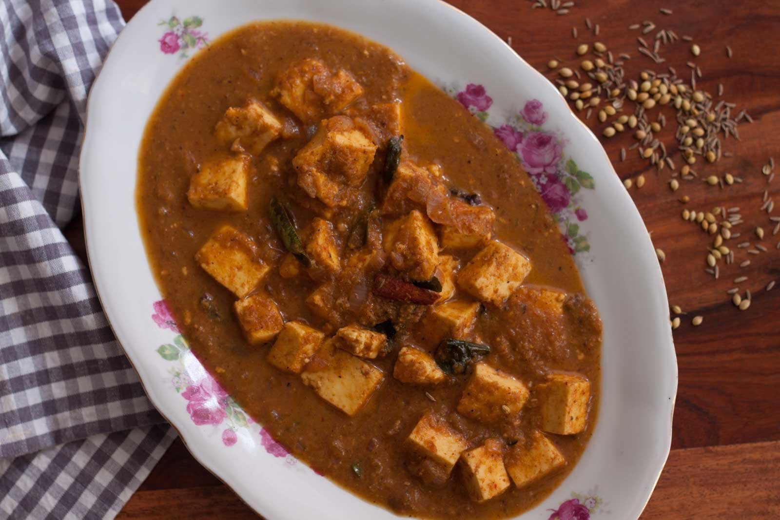 Paneer Gassi Recipe