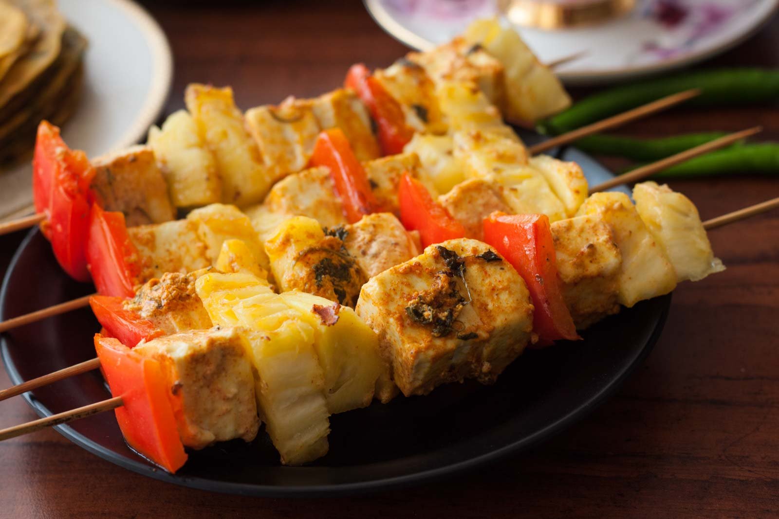 Pineapple Paneer Tikka Recipe