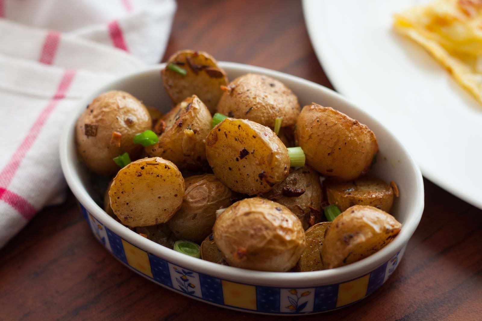 Roasted baby potatoes 