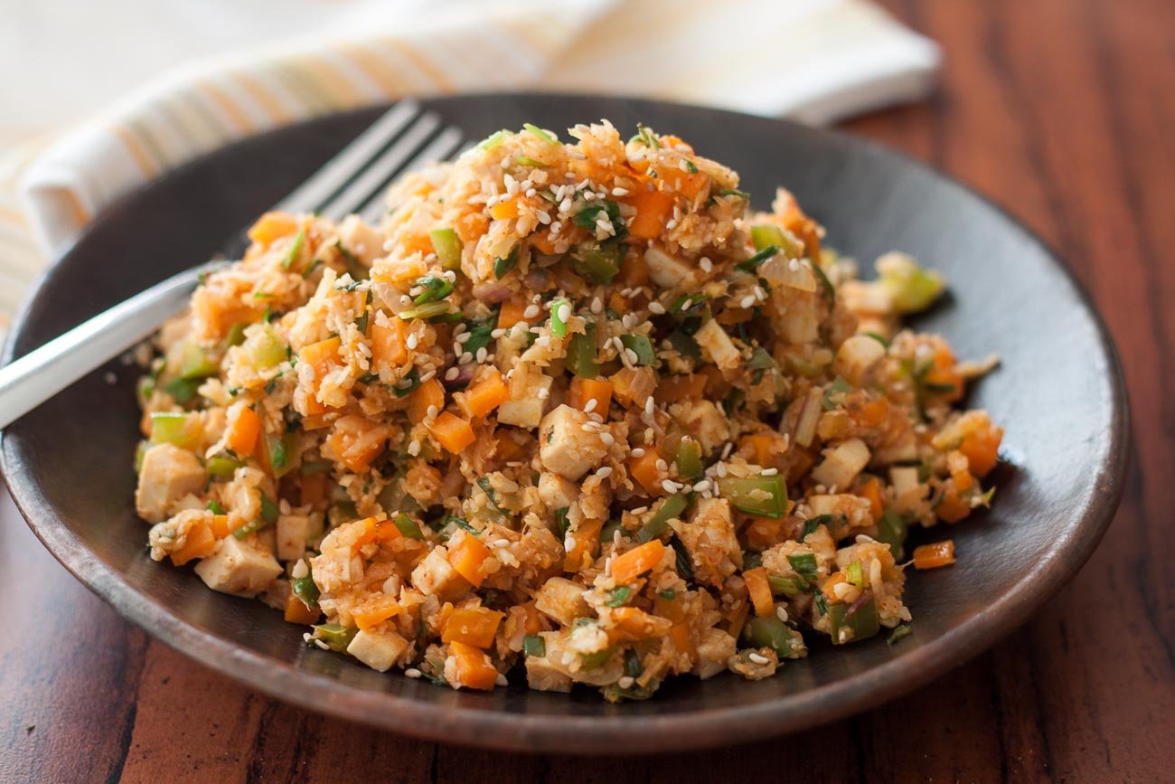 15 minute Cauliflower Fried Rice Recipe