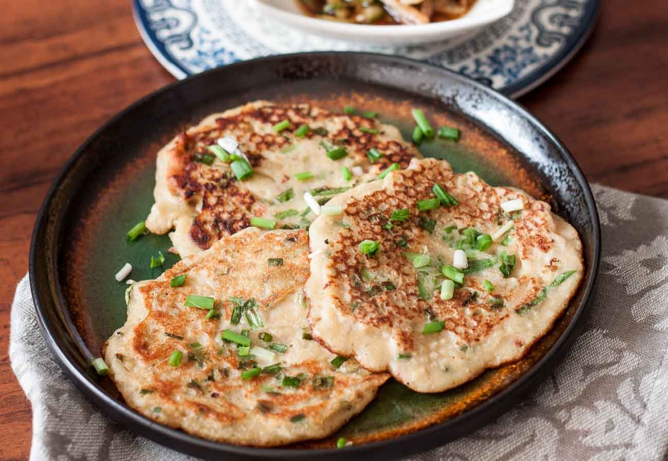 Anhui Style Bean Pancake with Kimchi Recipe 