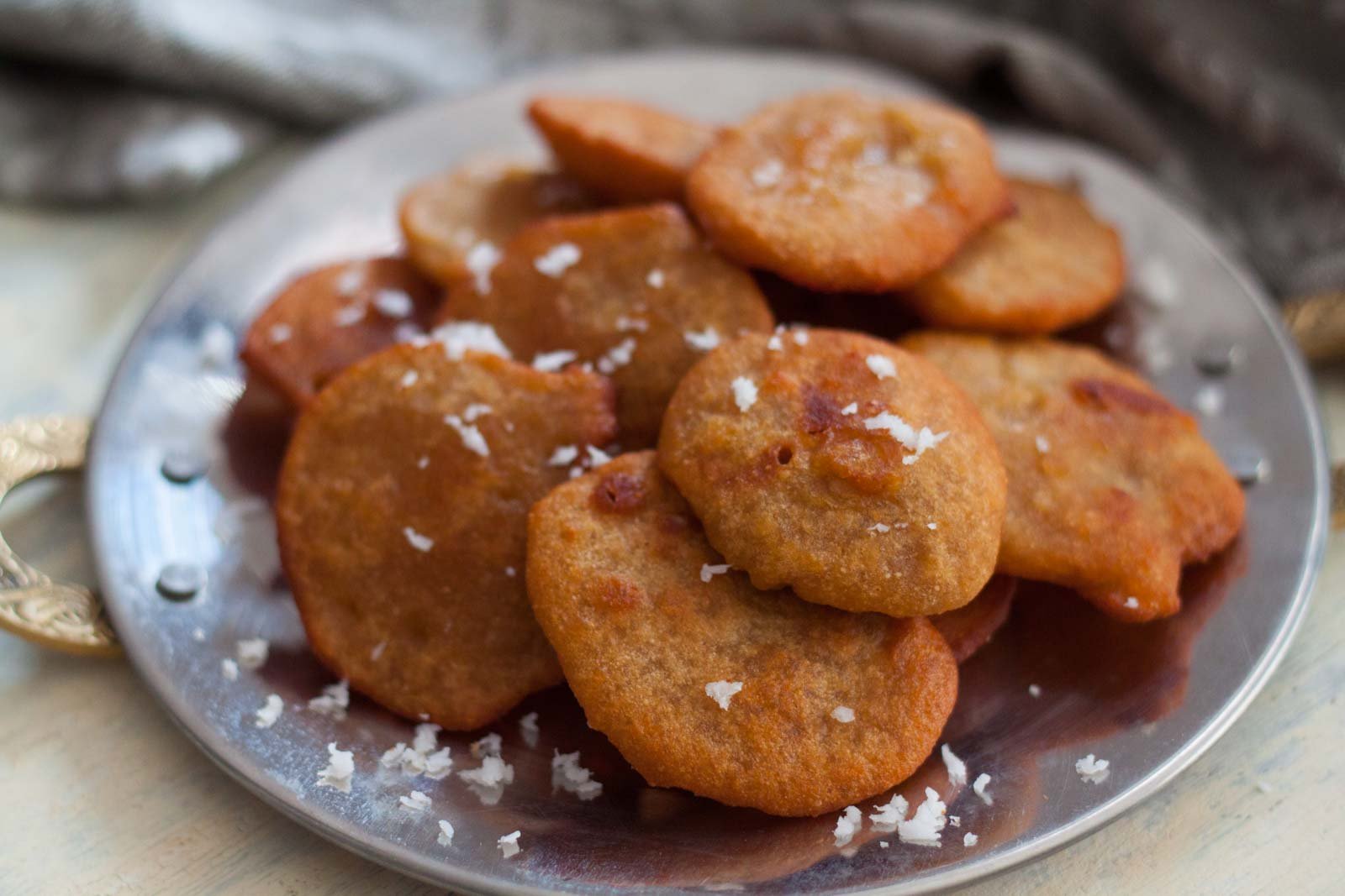 Assamese Style Ghila Pitha Recipe (Sweetened Rice Fritters Recipe) 