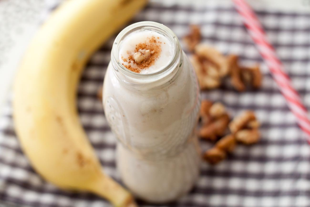 Banana Yogurt and Walnut Smoothie Recipe by Archana&amp;#39;s Kitchen