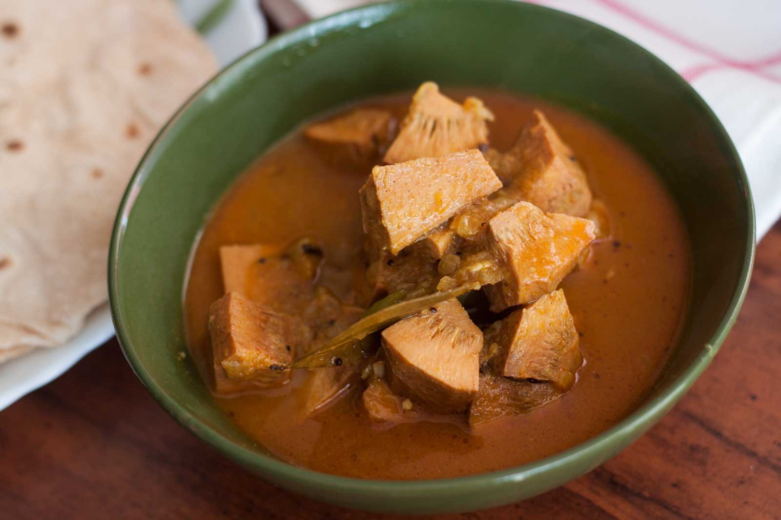 Bengali Style Raw Jackfruit Curry Recipe - Enchor’er Dalana 
