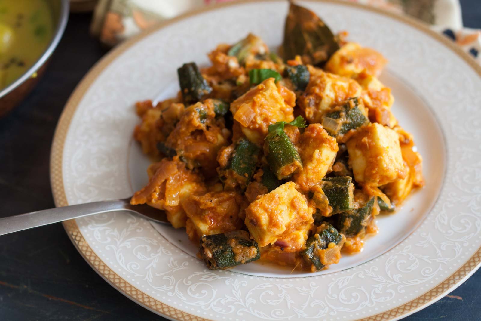 Bhindi And Paneer Masala Recipe Bhindi And Paneer Masala Recipe