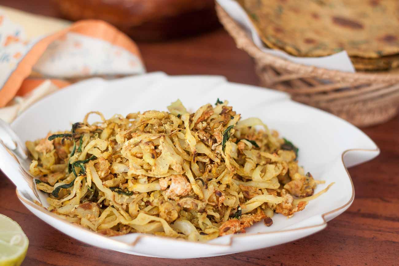 Cabbage Bhurji Recipe