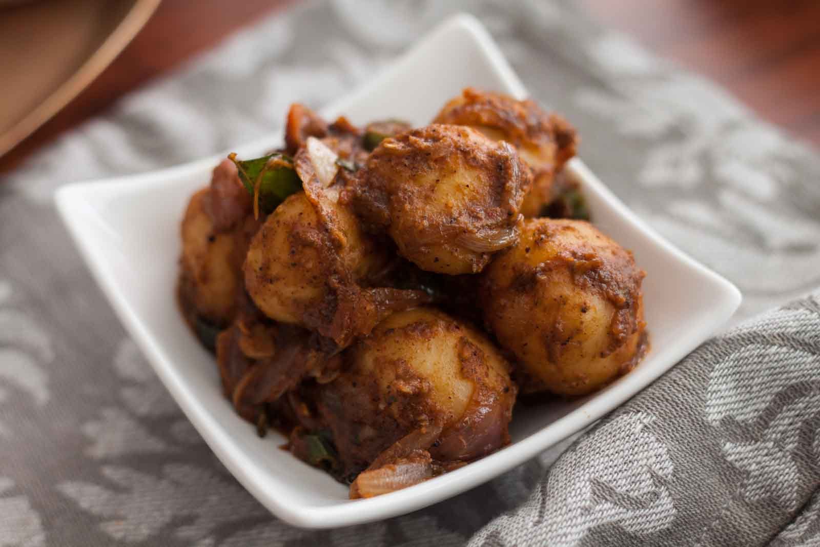 Chettinad Style Urulai Roast Recipe - Baby Potato Roast