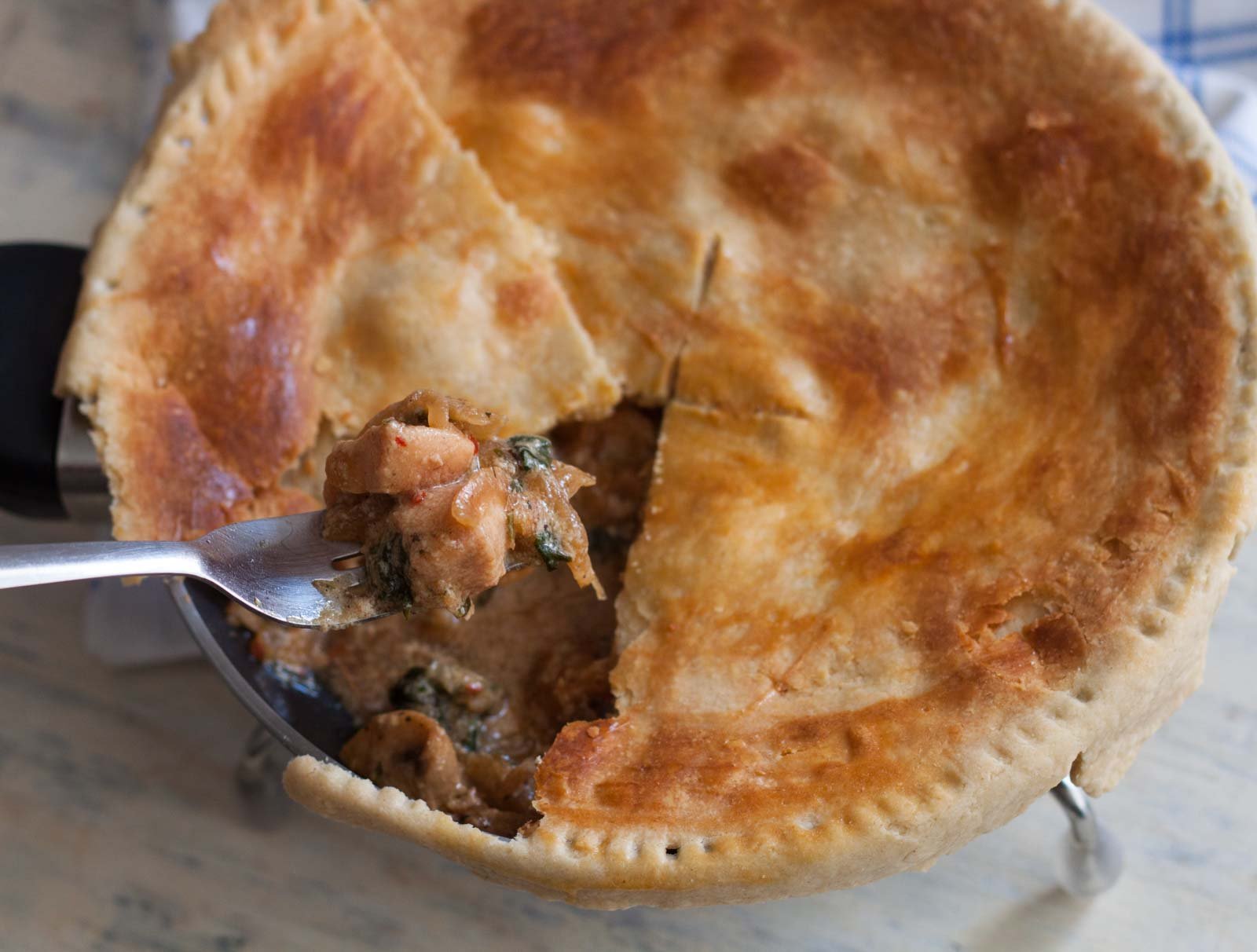 Chicken and Mushroom Pot Pie Recipe