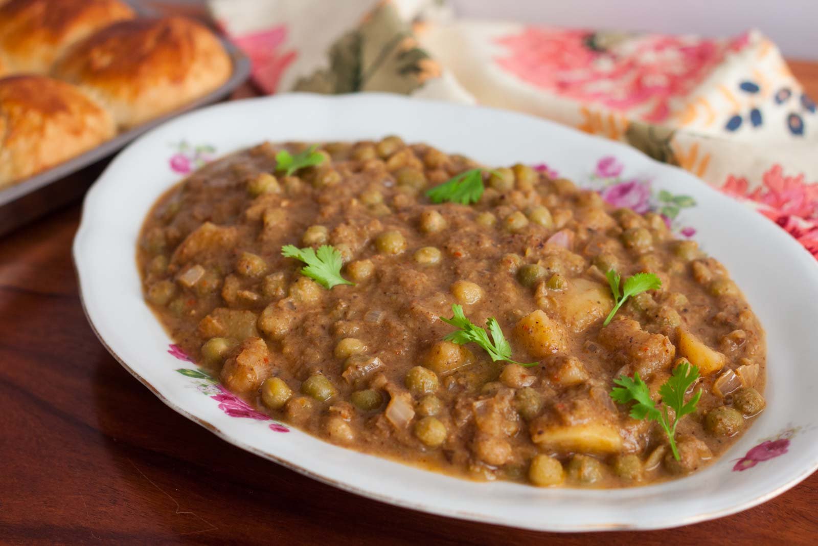 Goan Style Patol Bhaji Recipe- Green peas Curry Recipe