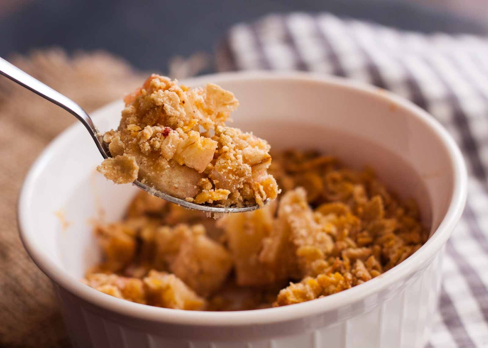 Low Fat Apple Crumble with Muesli Recipe