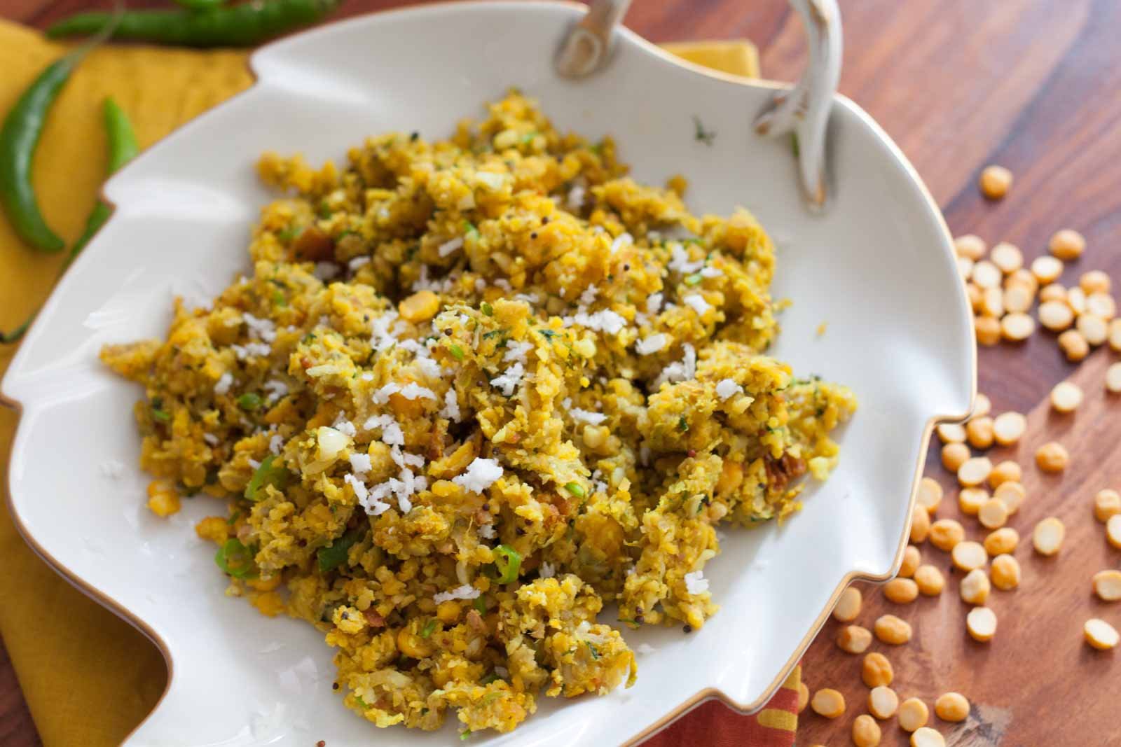 Maharashtrian Style Kairichi Dal Recipe (Chana Dal and Raw Mango Hash)