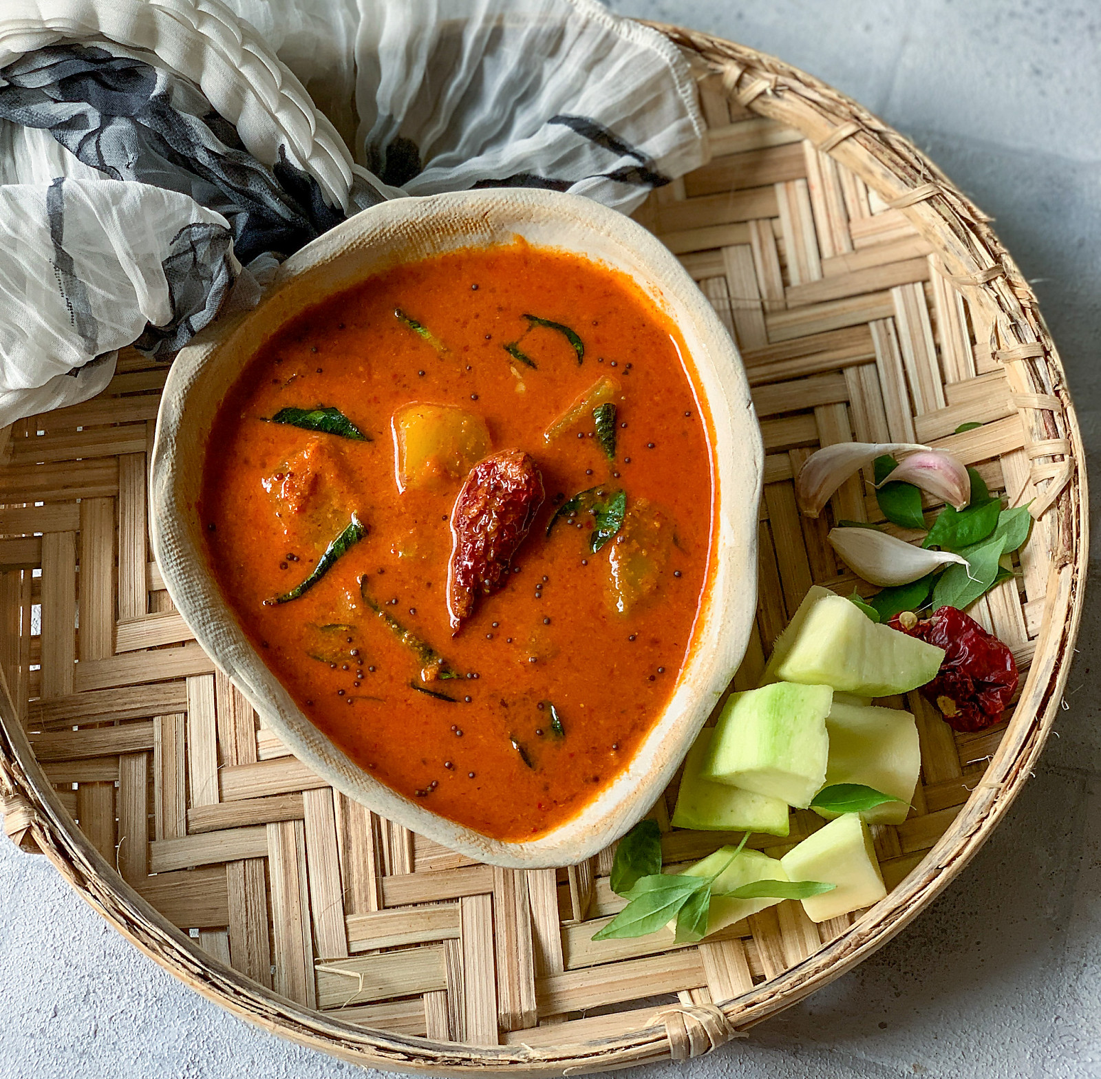 Maharastrian Kairichi Amti Recipe - Raw Mango Curry Recipe
