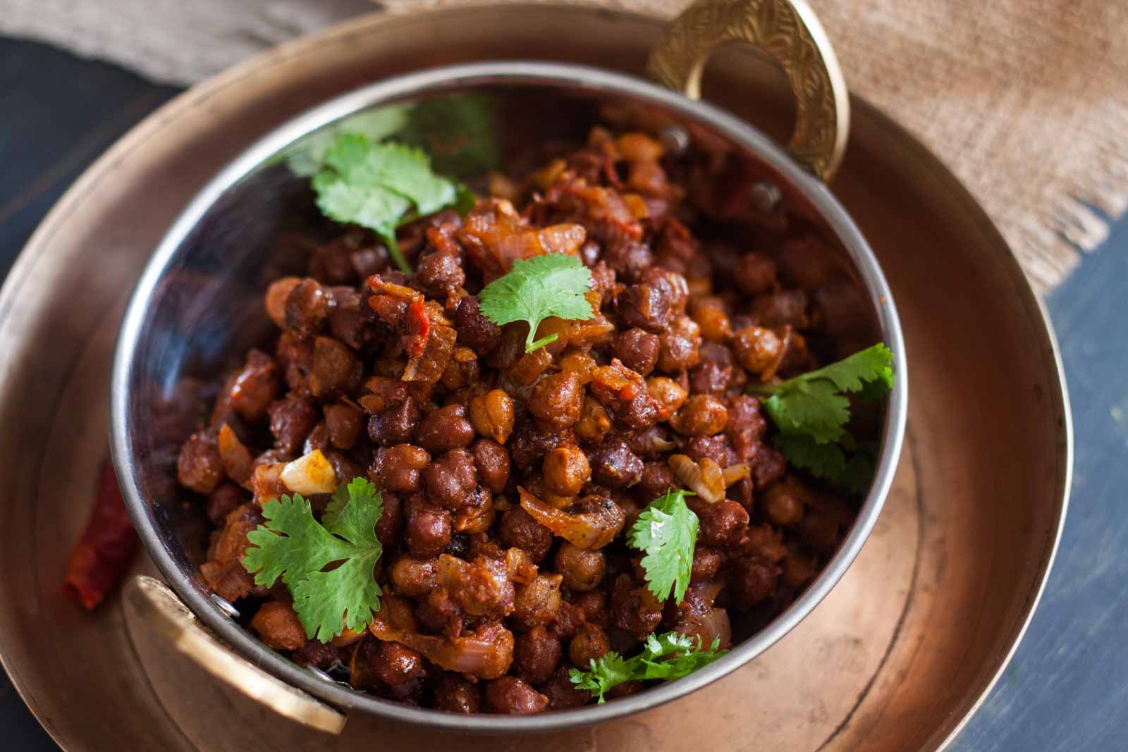 Chana Kanghou Recipe - Manipuri Style Kala Chana Sabzi