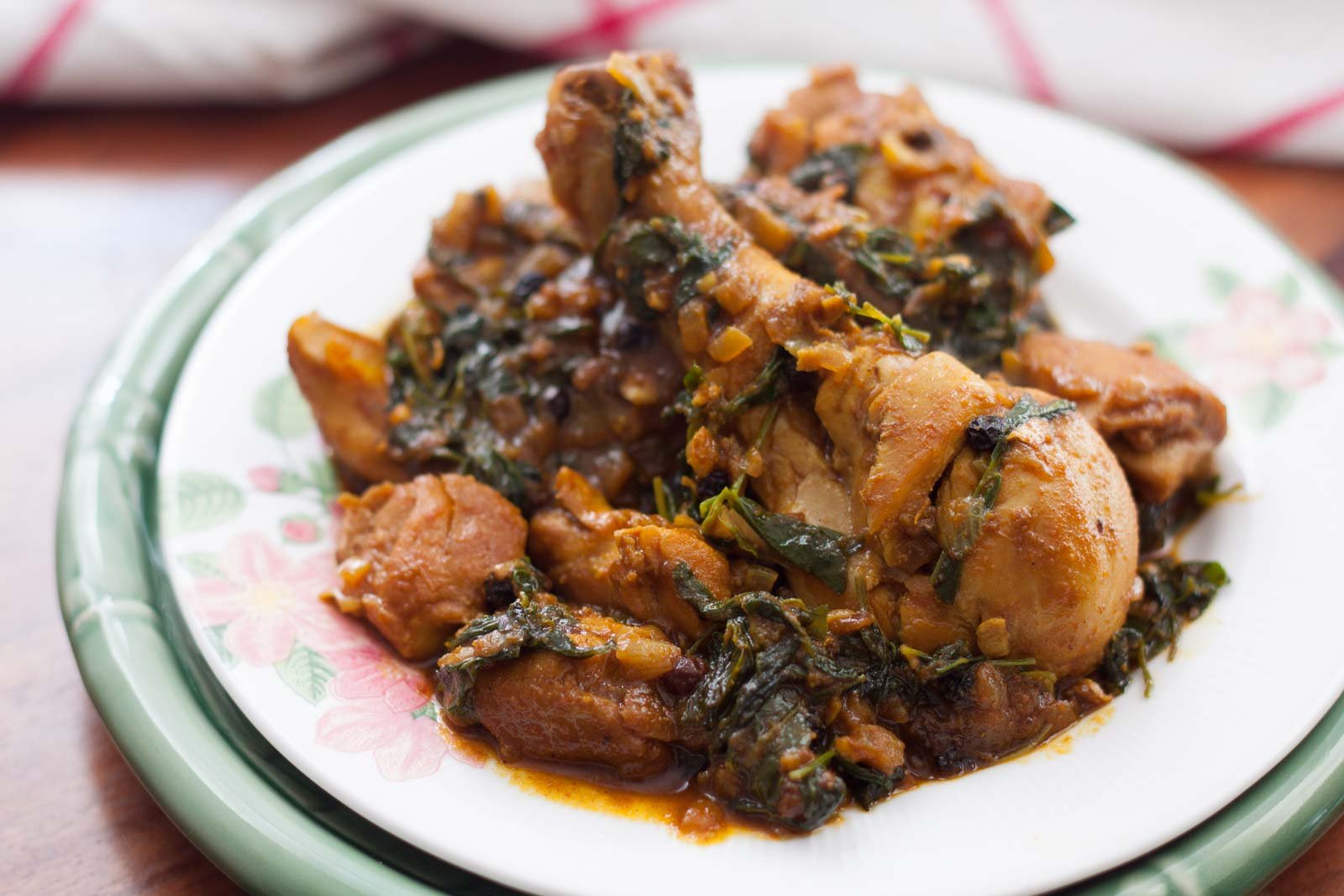 Methi Murgh Recipe - Chicken with Fenugreek Leaves