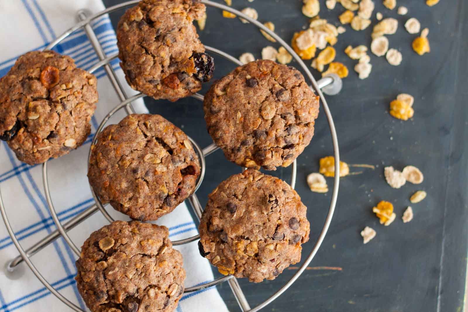 Muesli Ragi Chocolate Chip Cookies Recipe 