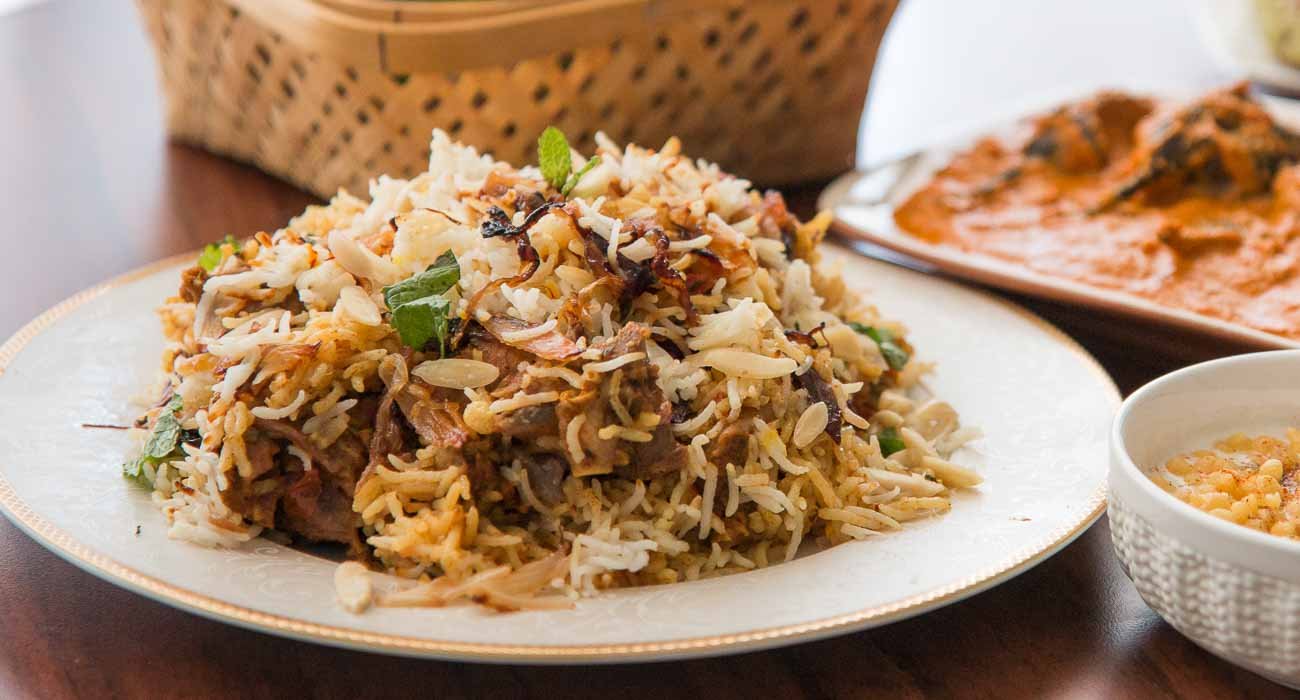 Mutton Dum Biryani Recipe By Archana s Kitchen mutton-dum-biryani-recipe-by-archana-s-kitchen