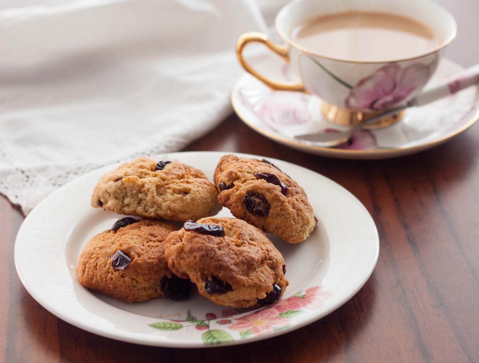 Olive Oil & Cranberry Cookies Recipe