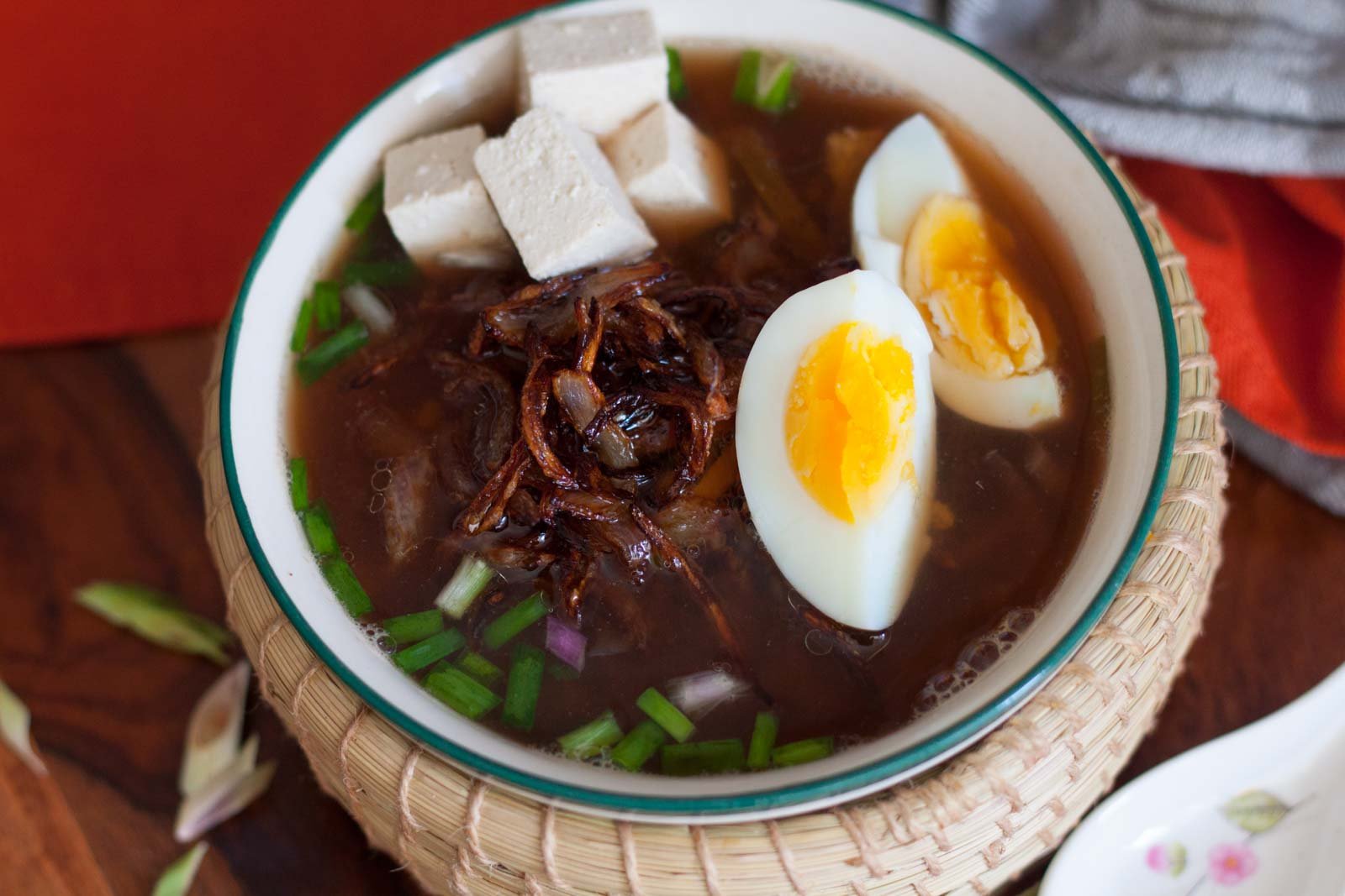 Thai Style Khao Tom Recipe (Black Rice Clear Soup Recipe) 
