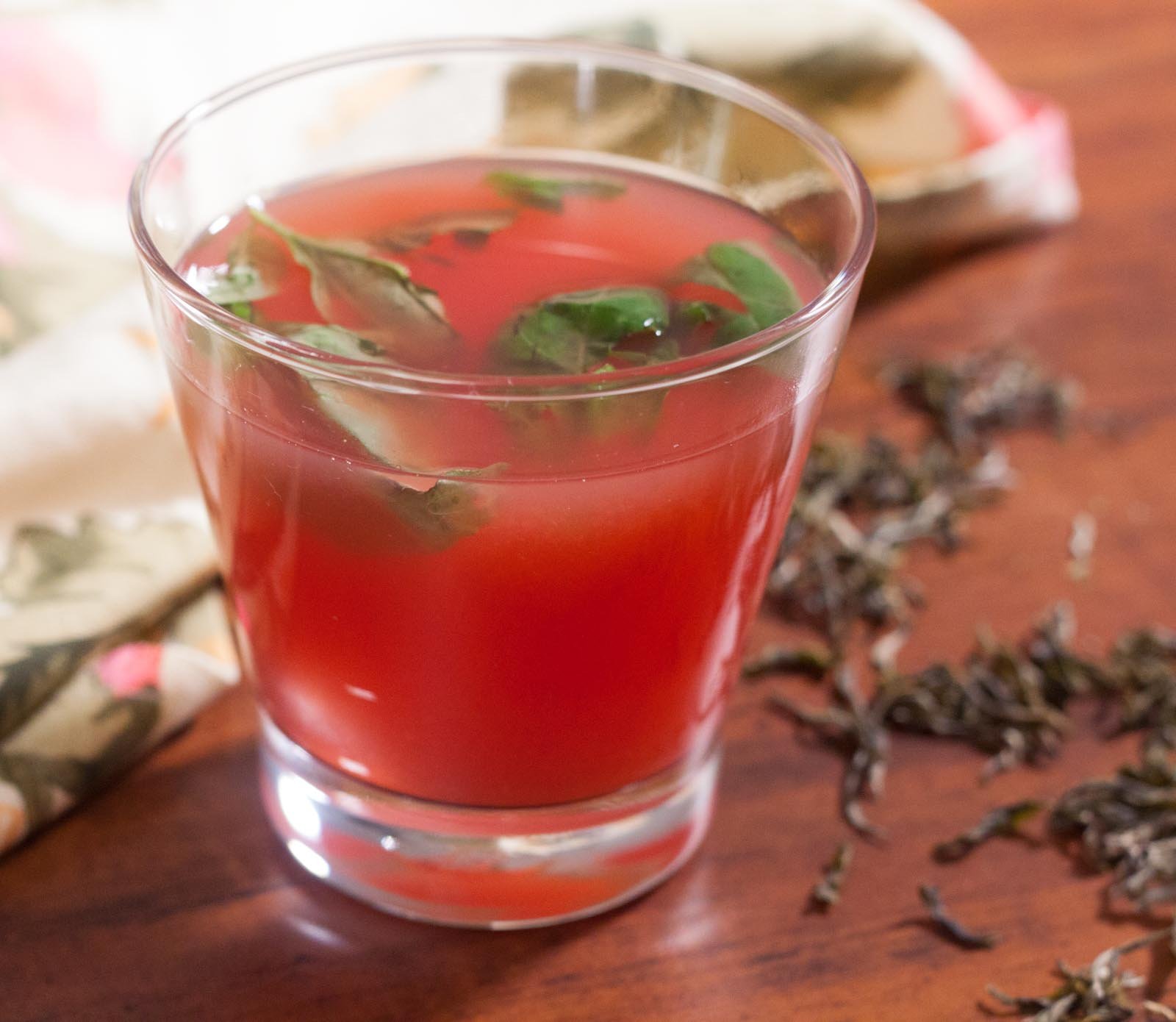 Watermelon Basil Green Tea Recipe