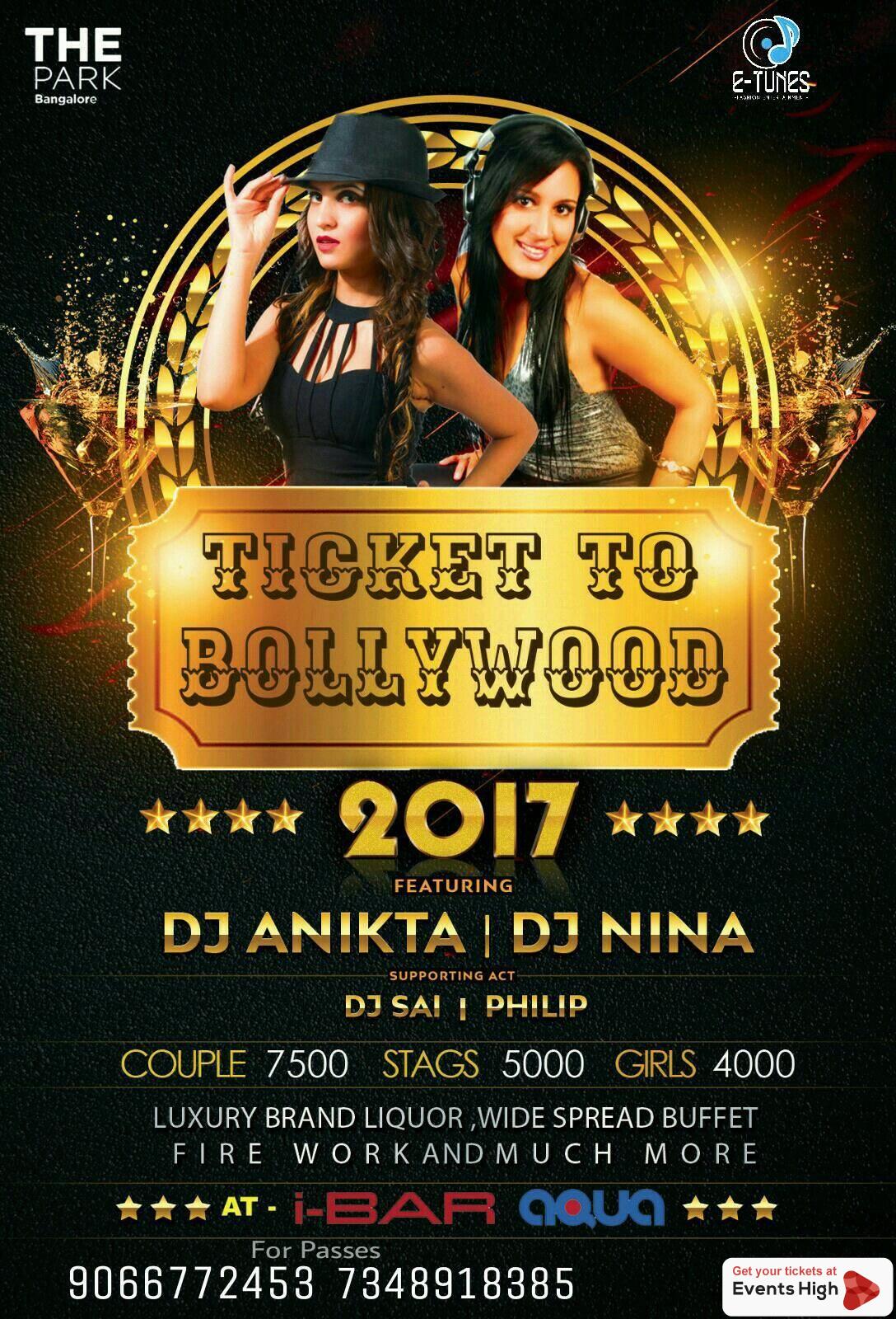 Ticket to Bollywood at IBar