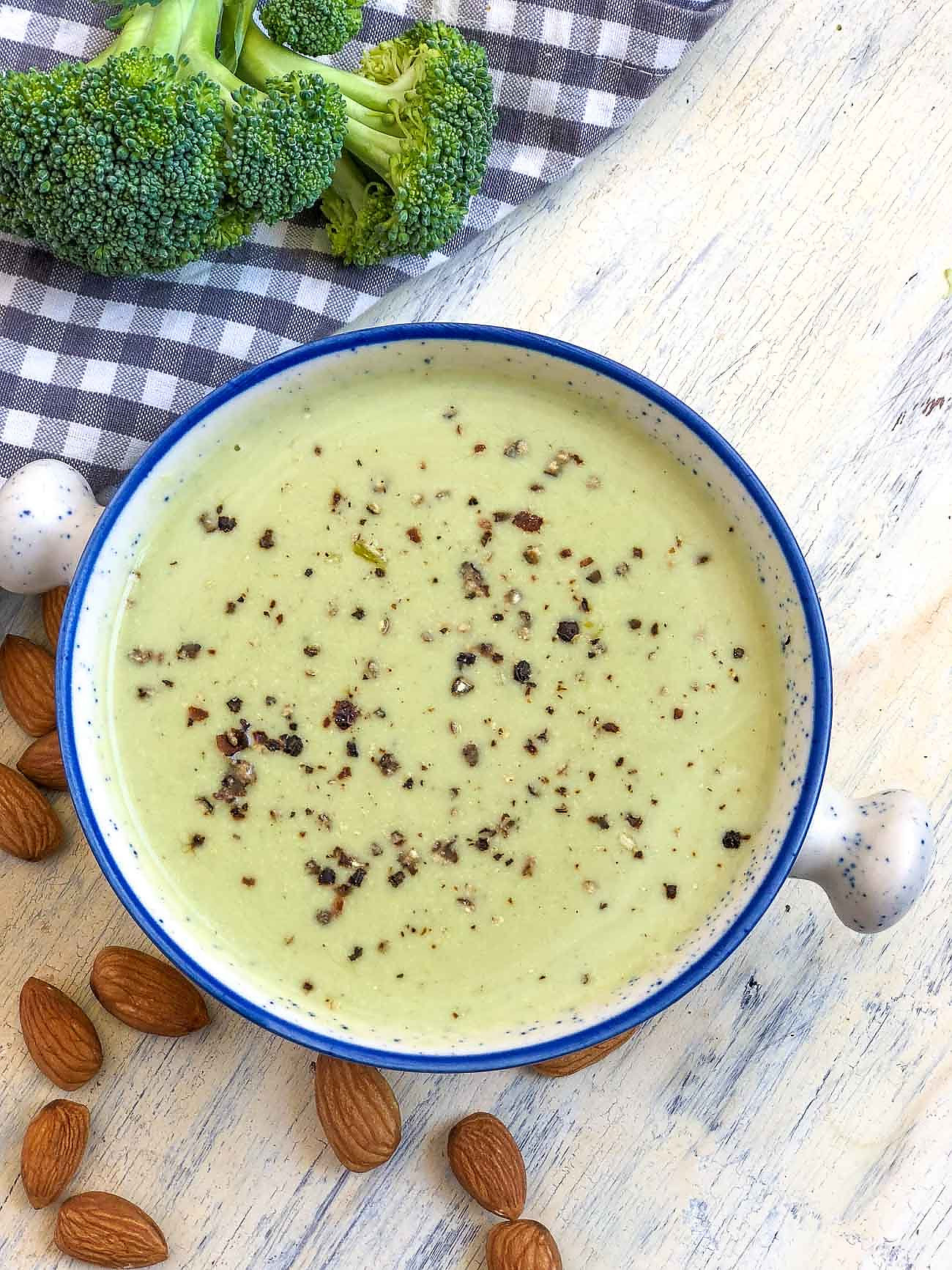 Broccoli Almond Soup Recipe - Healthy Soup Weight Loss