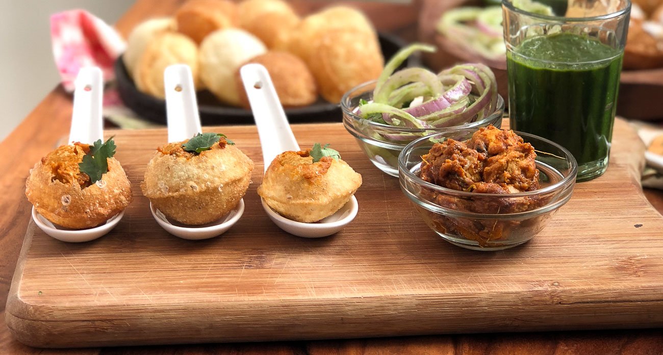 Delicious Butter Chicken Pani Puri Recipe Delicious Butter Chicken Pani Puri Recipe