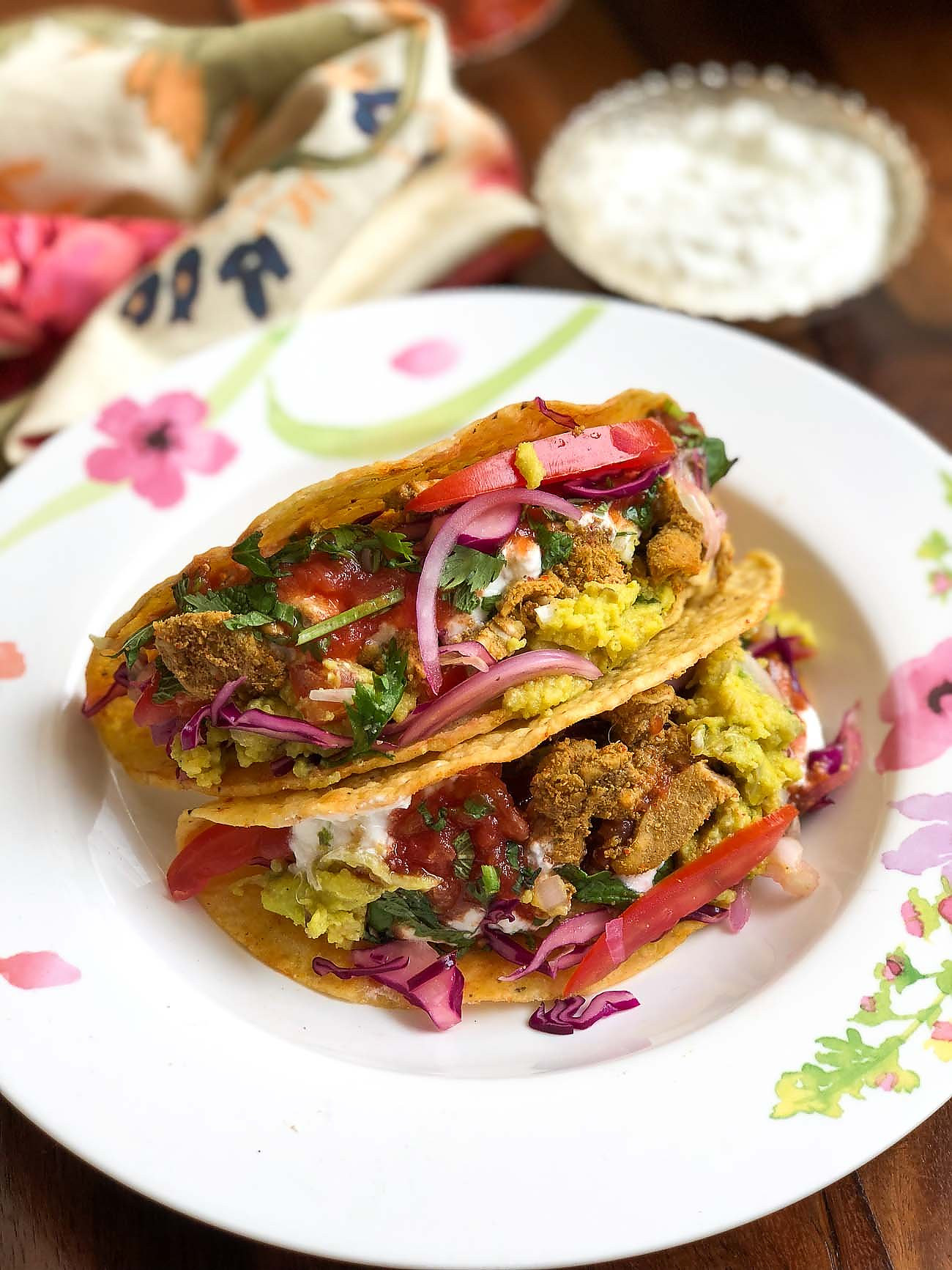 Chicken Tikka Taco Recipe Topped With Cheesy Garlic Mayo Chicken Tikka Taco Recipe Topped With Cheesy Garlic Mayo