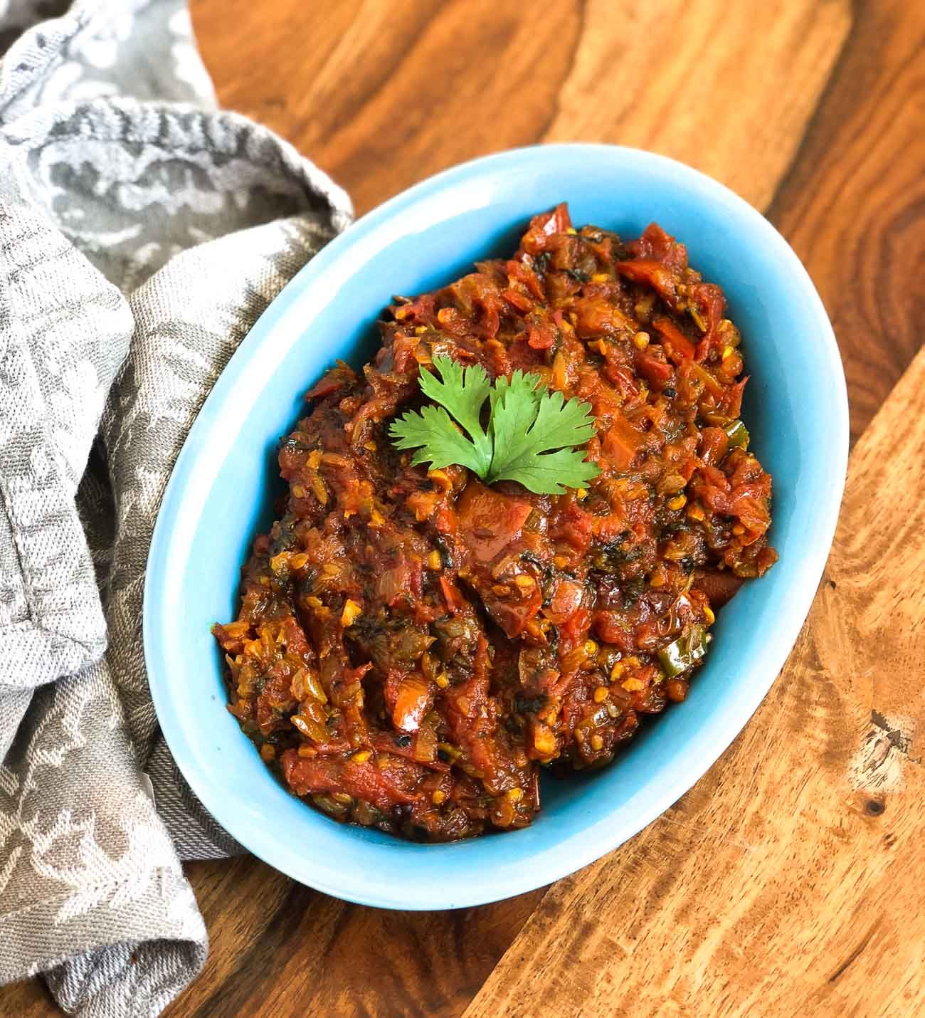 Khatta Meetha Tamatar Sabzi Recipe - A Chutney Style Dry Sabzi Khatta Meetha Tamatar Sabzi Recipe - A Chutney Style Dry Sabzi