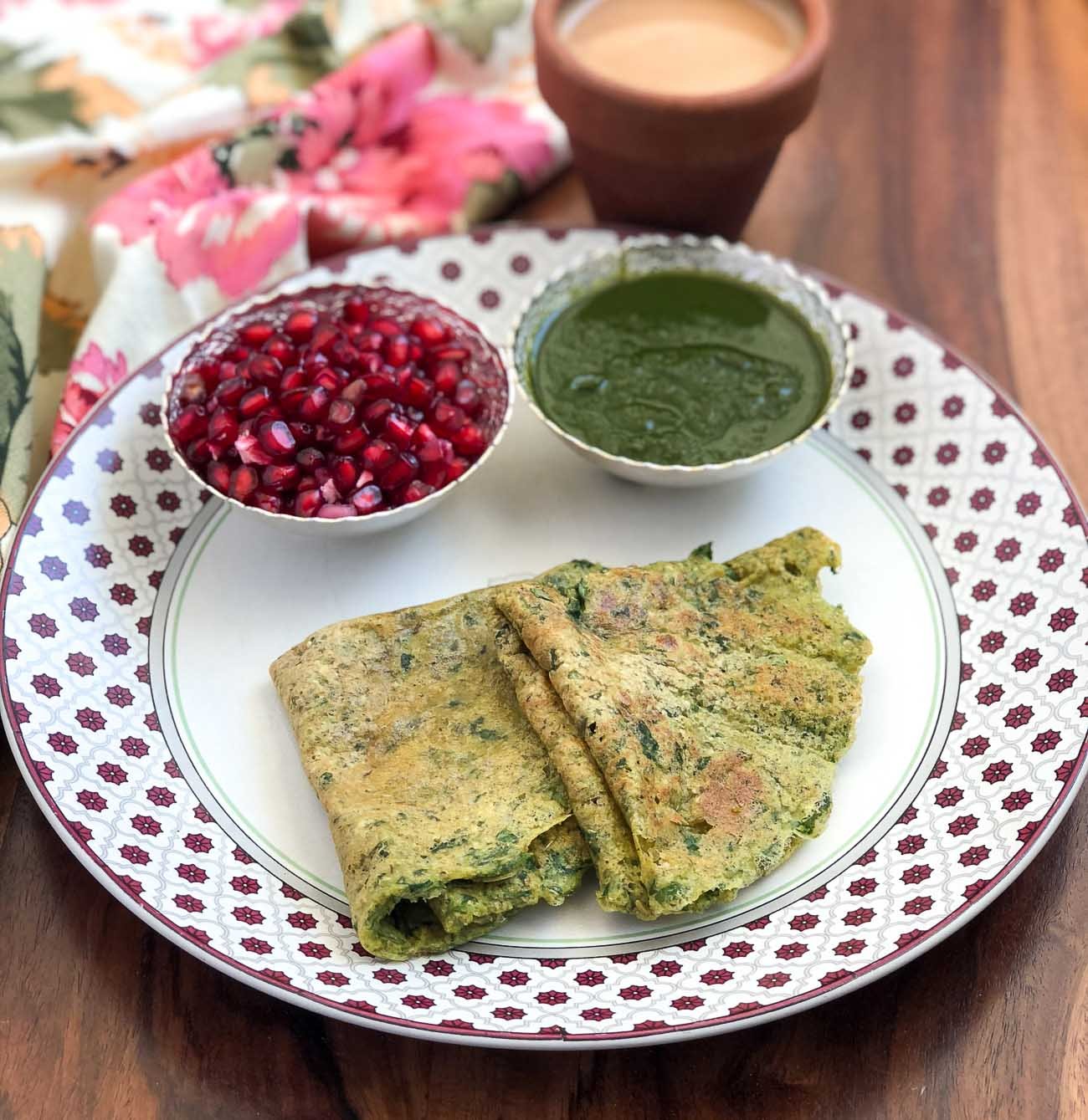 Sprouted Moong and Methi Cheela Recipe - A Healthy Breakfast