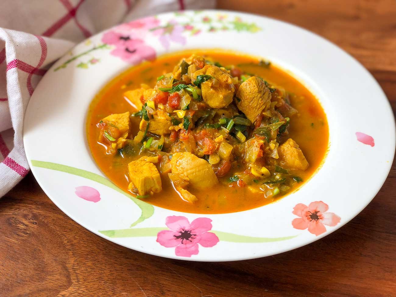 One Pot Pressure Cooker Chicken Curry Recipe