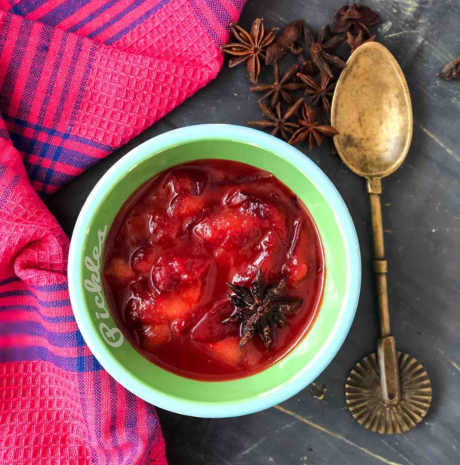 Sweet & Spicy Plum Sauce Recipe by Archana's Kitchen