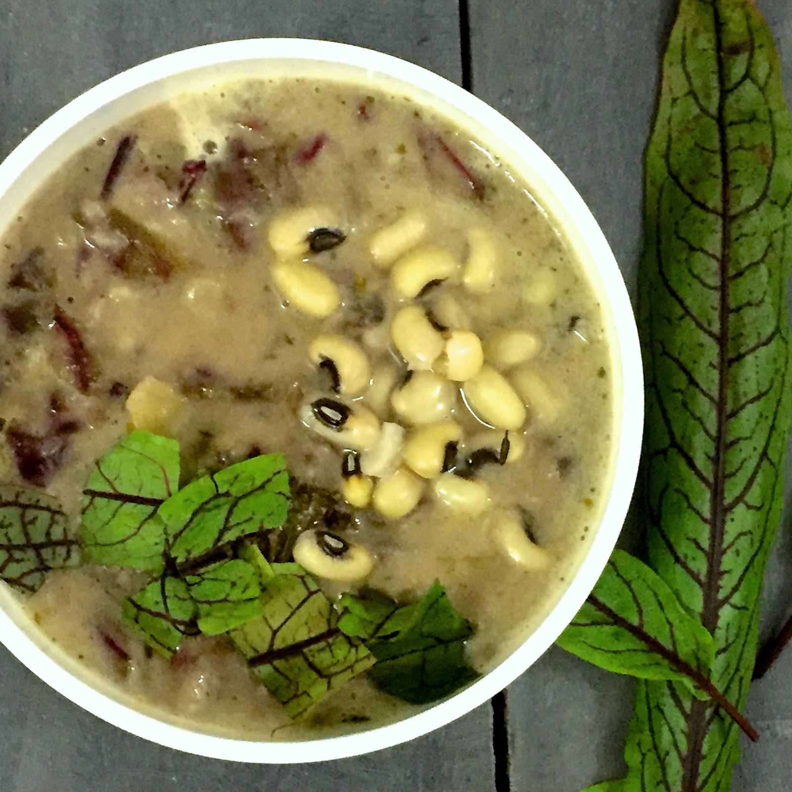 French Style Red Sorrel Two Bean Soup Recipe French Style Red Sorrel Two Bean Soup Recipe