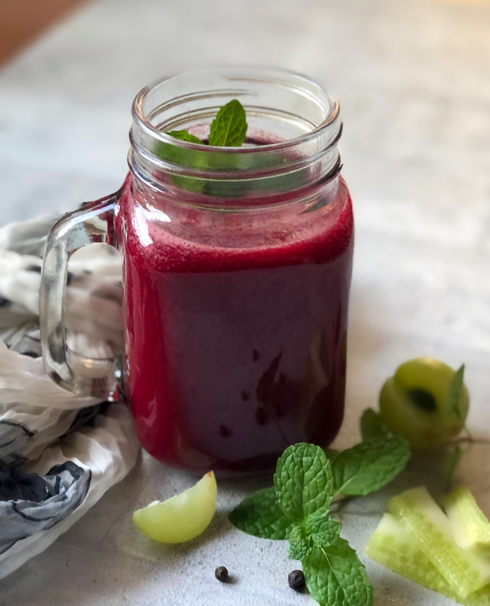 Beetroot, Amla And Pudina Juice Recipe | Mint Gooseberry Beet Juice by  Archana's Kitchen