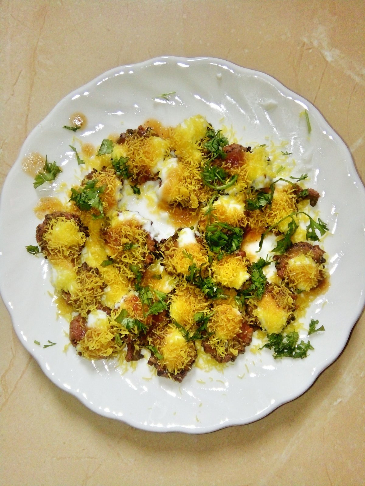 Karela Dahi Puri Recipe - A Chatpata Chaat Made From Bitter Gourd by ...