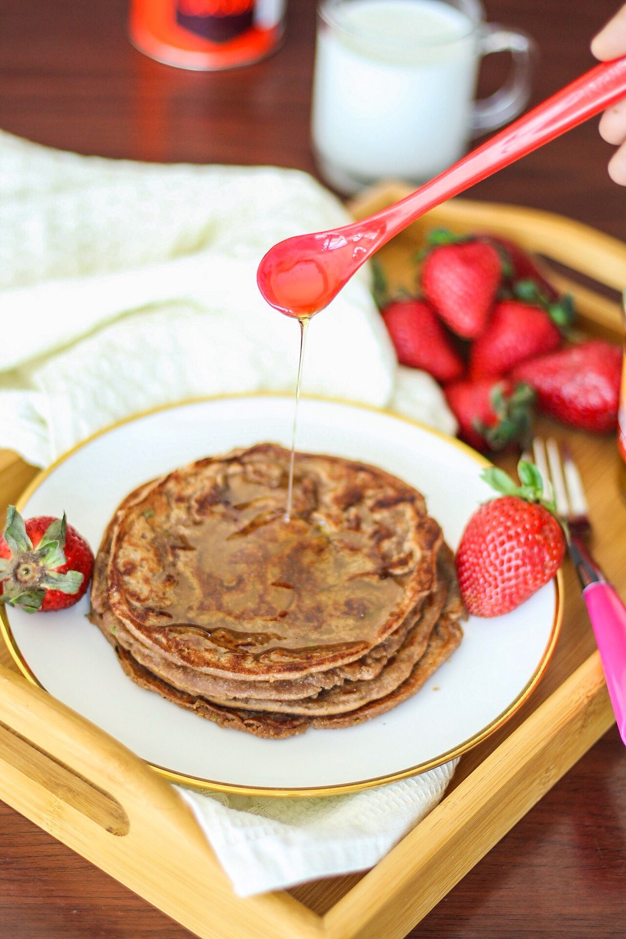 Avocado Chocolate Pancakes Recipe