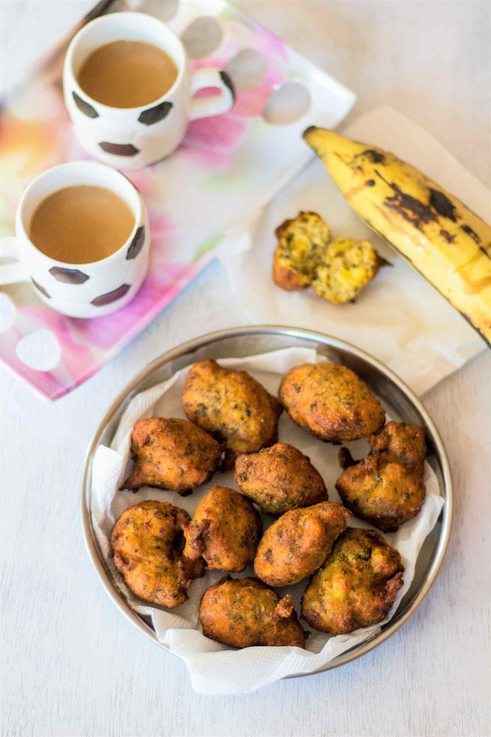 Kela Methi Bhajiya Recipe 