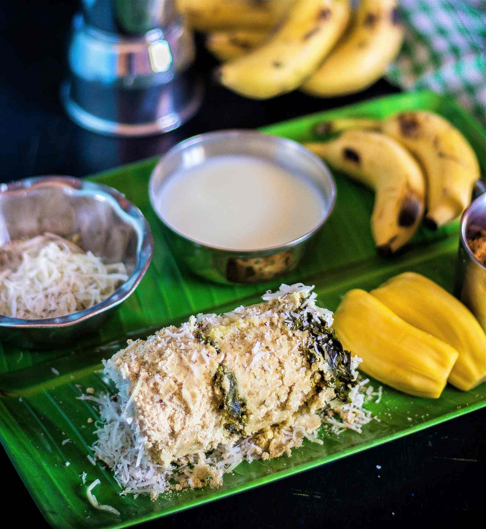 Murungai Keerai Puttu - Drumstick Leaves Puttu Recipe 