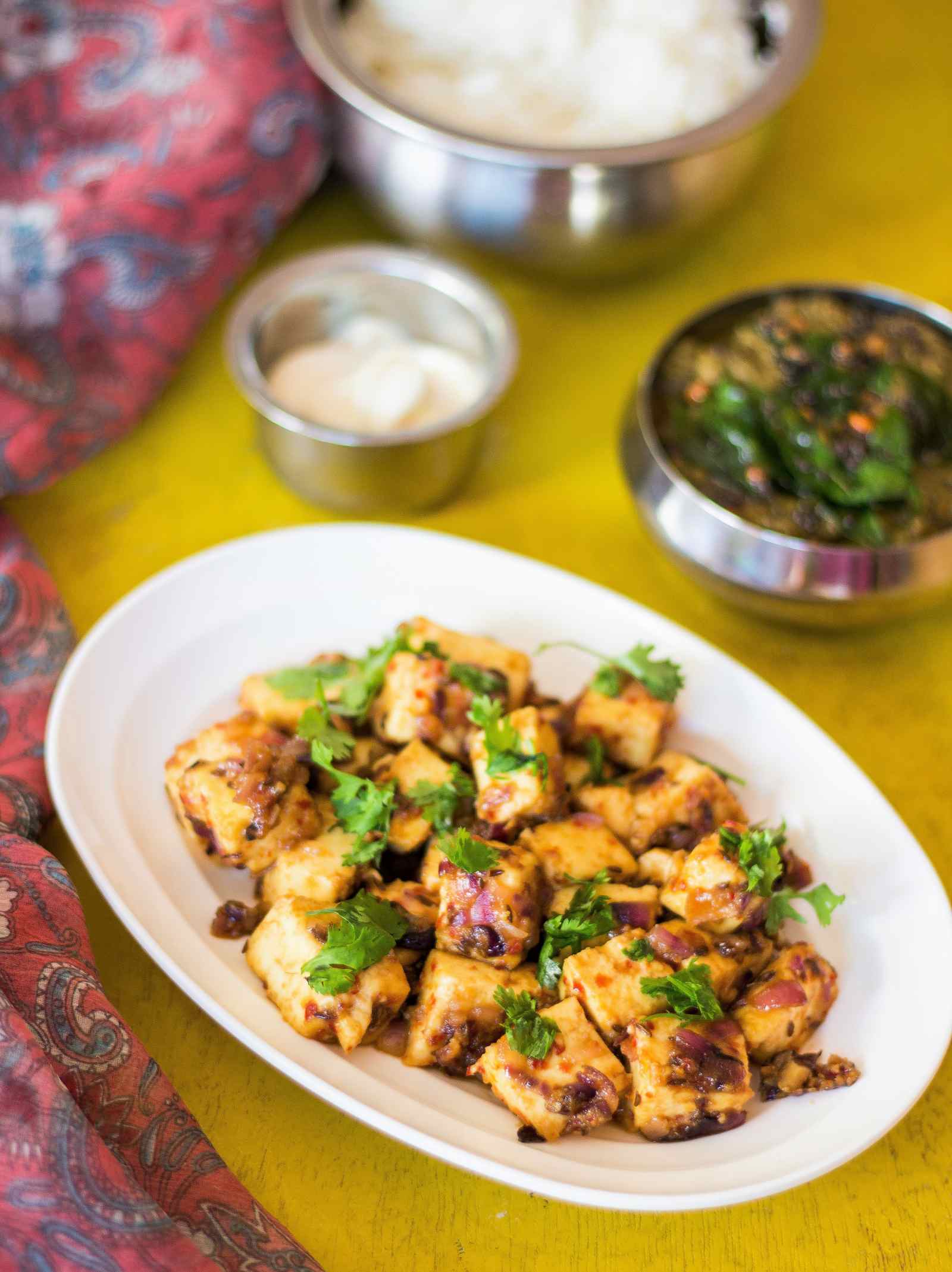 Lahsuni Paneer Recipe - Paneer Flavoured With Garlic