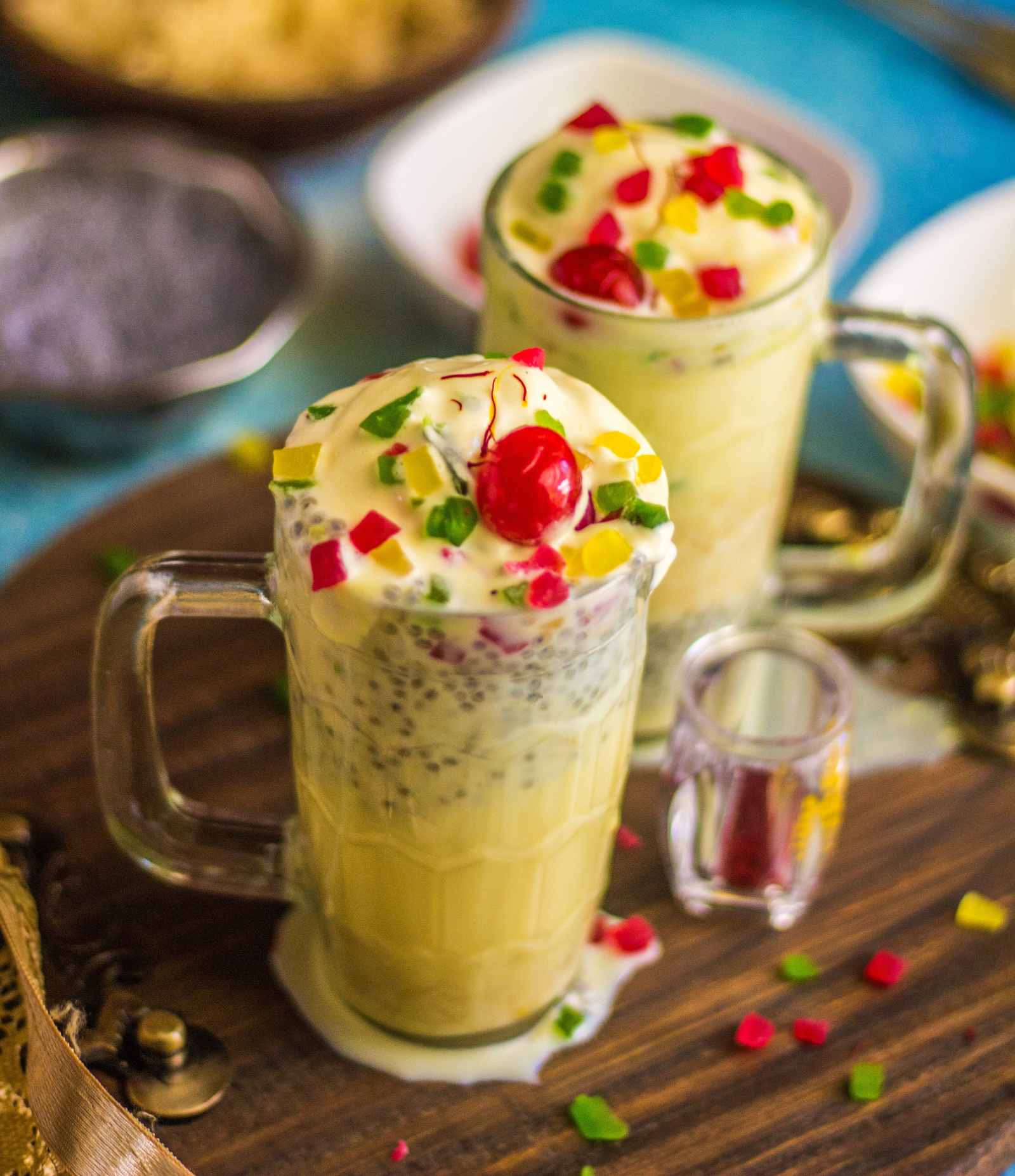 Kesar Pista Falooda Recipe