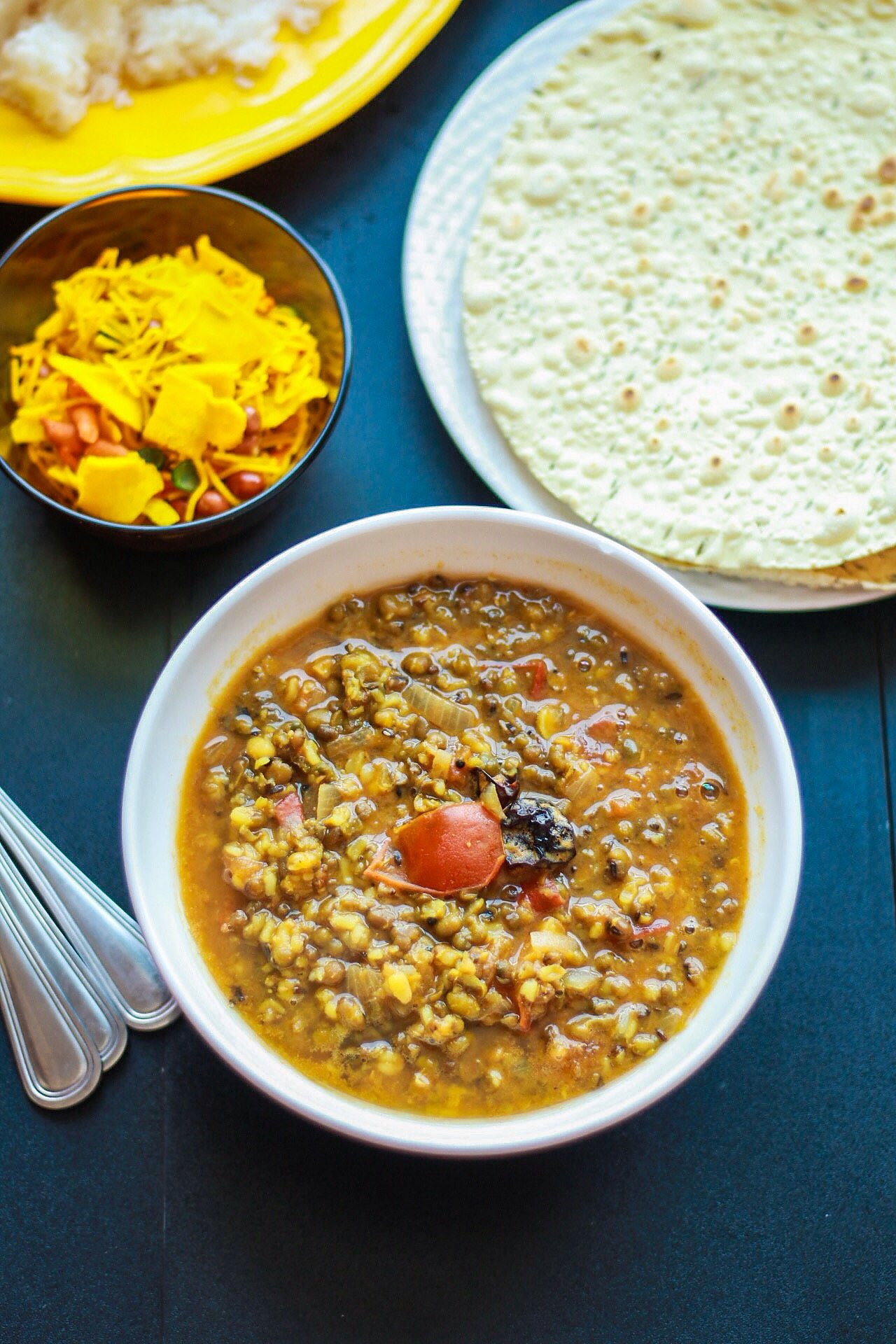 Pacha Payir Kulambu Recipe (South Indian Style Green Gram Curry)
