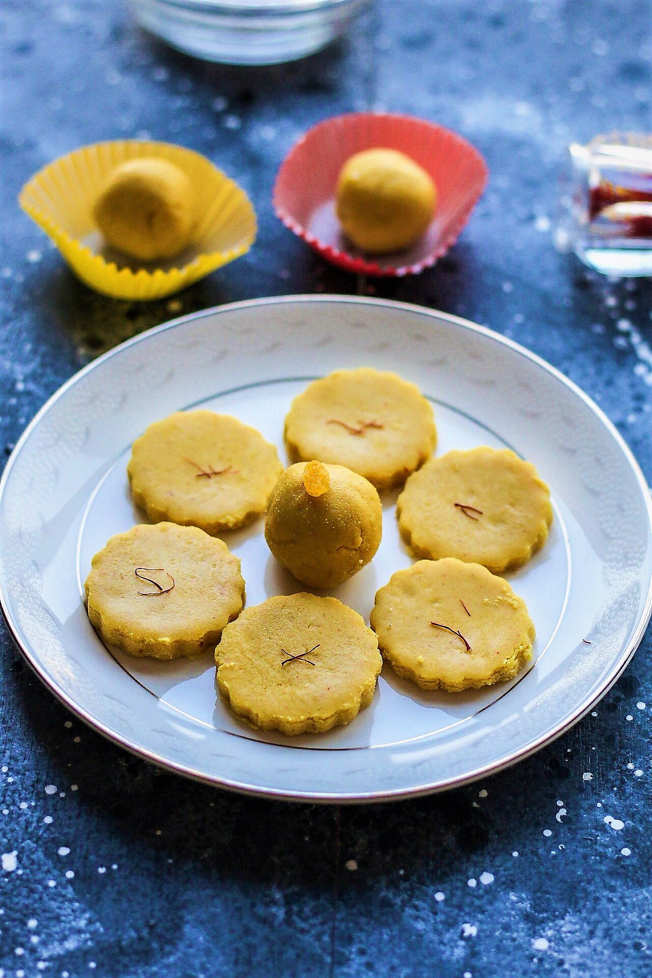 Saffron Paneer Peda Recipe