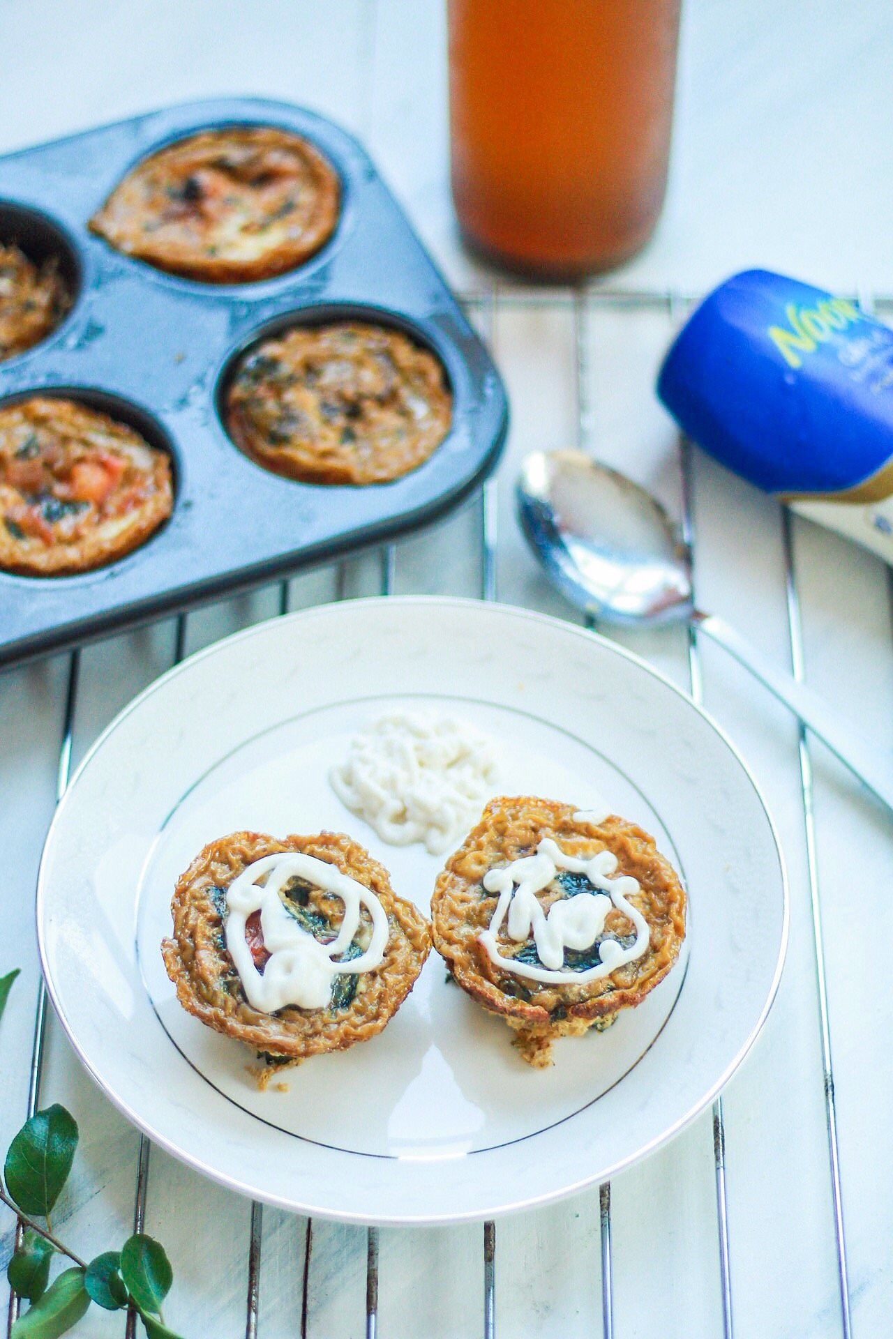पालक और अंडे का मफिन रेसिपी - Spinach Egg Muffins Recipe